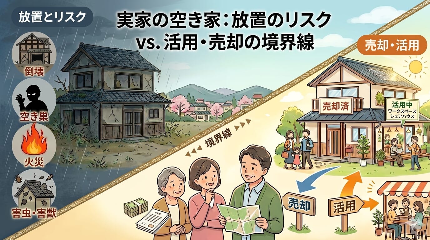神戸市で実家が「空き家」になったら。放置のリスクと売却・活用の境界線